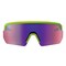 Ergodyne AEGR-AFASM, Safety Glasses, Anti-Scratch & Fog-Off+, Purple Mirror Lens, Lime Frame, Half-Frame AEGR-AFASM - alternate 8